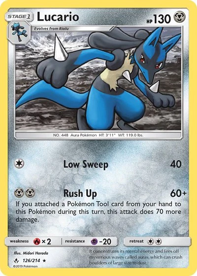 SM10: Lucario (Holofoil)