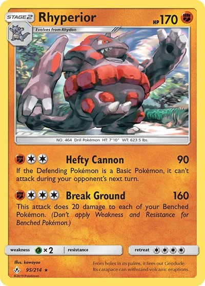 SM10: Rhyperior (Reverse Holofoil)