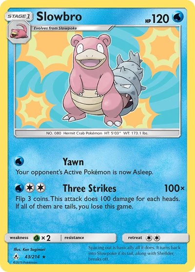 SM10: Slowbro (Reverse Holofoil)