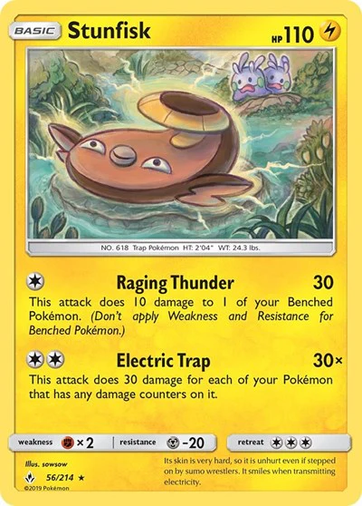 SM10: Stunfisk (Reverse Holofoil)