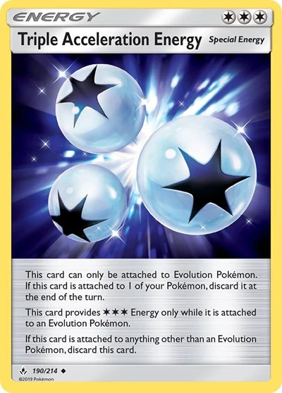 SM10: Triple Acceleration Energy (Reverse Holofoil)