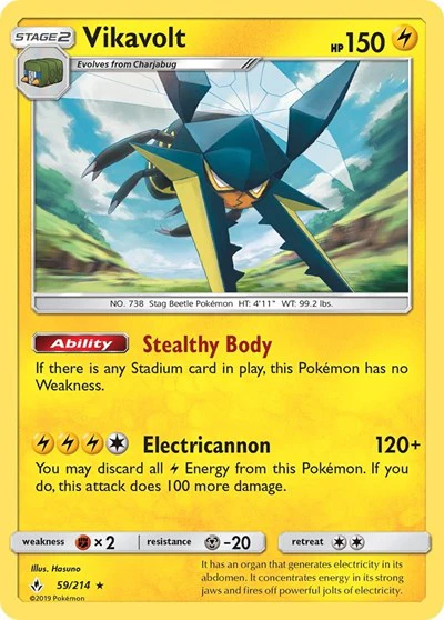 SM10: Vikavolt (Holofoil)