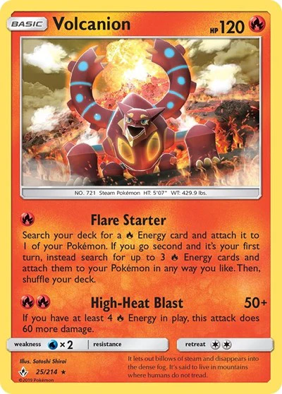 SM10: Volcanion (Reverse Holofoil)