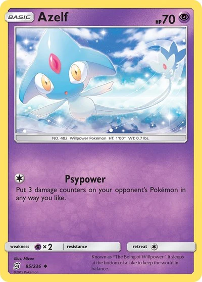 SM11: Azelf (Reverse Holofoil)