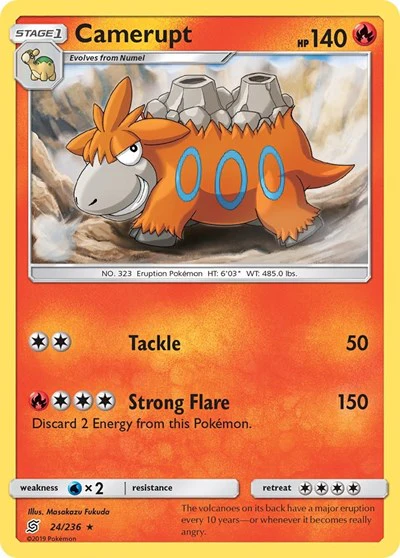 SM11: Camerupt (Reverse Holofoil)