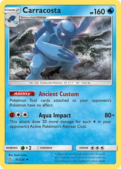 SM11: Carracosta (Reverse Holofoil)