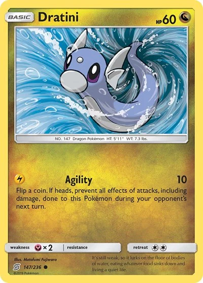 SM11: Dratini (147) (Reverse Holofoil)