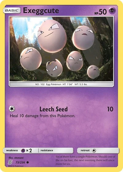SM11: Exeggcute (Reverse Holofoil)