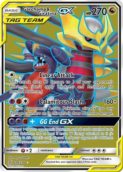 SM11: Garchomp & Giratina GX (Full Art) (Holofoil)
