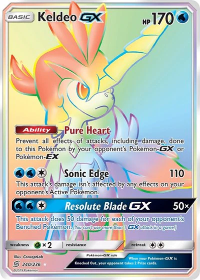 SM11: Keldeo GX (Secret) (Holofoil)