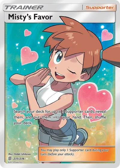 SM11: Misty's Favor (Full Art) (Holofoil)