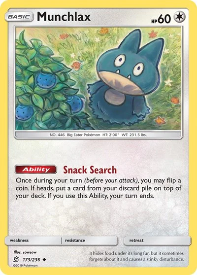 SM11: Munchlax (Reverse Holofoil)