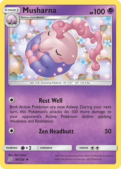 SM11: Musharna (Reverse Holofoil)
