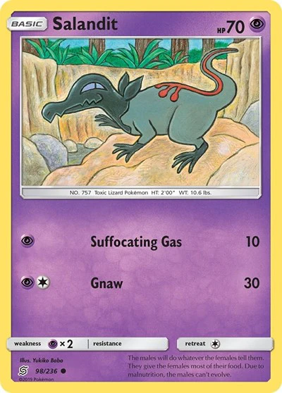 SM11: Salandit (98) (Reverse Holofoil)