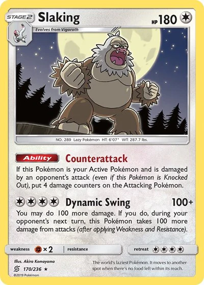 SM11: Slaking (Holofoil)