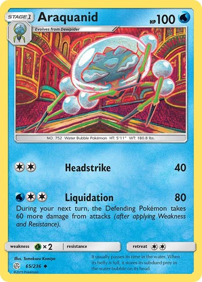 SM12: Araquanid (Reverse Holofoil)