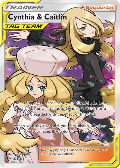 SM12: Cynthia & Caitlin (Full Art) (Holofoil)