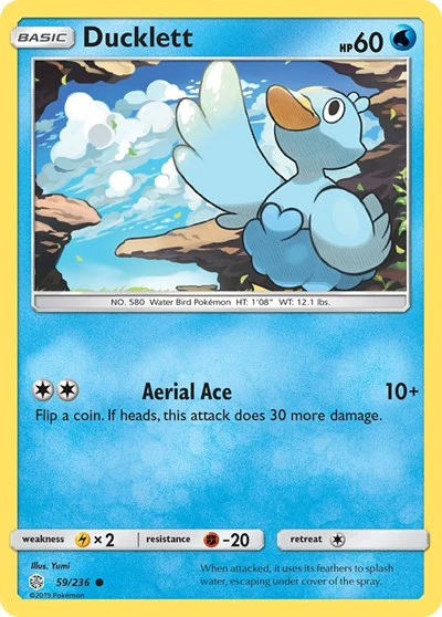 SM12: Ducklett (Reverse Holofoil)