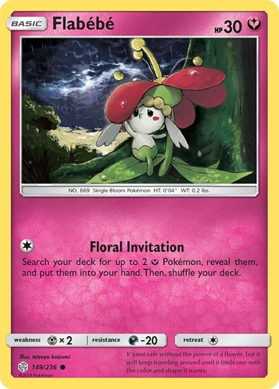SM12: Flabebe - 149/236 (Reverse Holofoil)