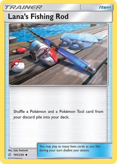 SM12: Lana's Fishing Rod (Reverse Holofoil)