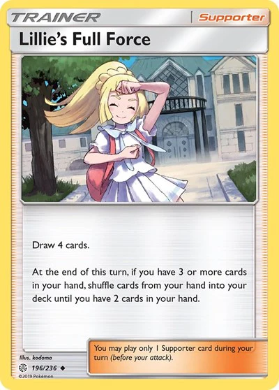 SM12: Lillie's Full Force (Reverse Holofoil)
