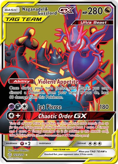 SM12: Naganadel & Guzzlord GX (Full Art) (Holofoil)