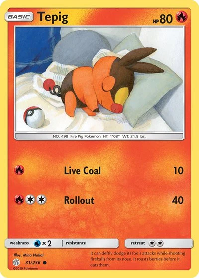 SM12: Tepig (Reverse Holofoil)