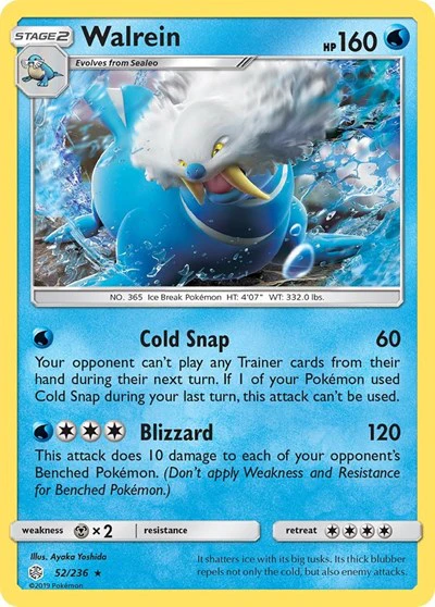 SM12: Walrein (Reverse Holofoil)