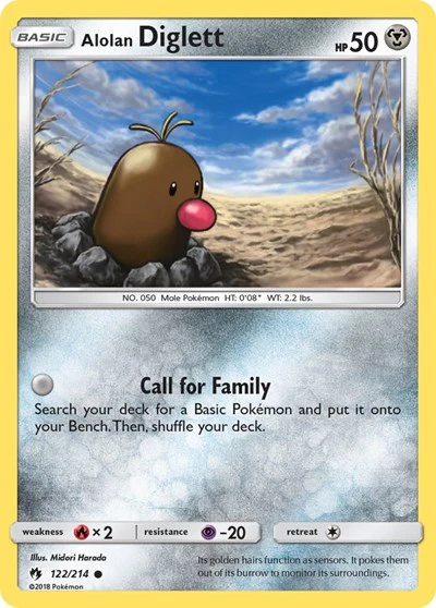 SM8: Alolan Diglett (Reverse Holofoil)
