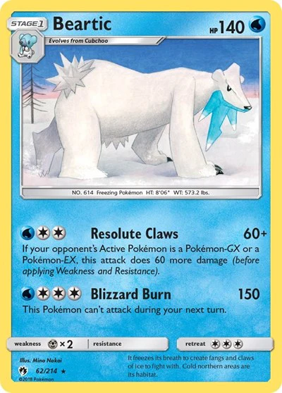 SM8: Beartic (Reverse Holofoil)
