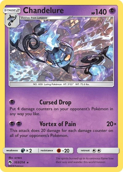 SM8: Chandelure (Reverse Holofoil)