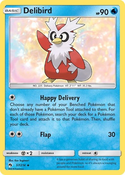 SM8: Delibird (Reverse Holofoil)