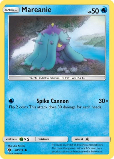 SM8: Mareanie (68) (Reverse Holofoil)