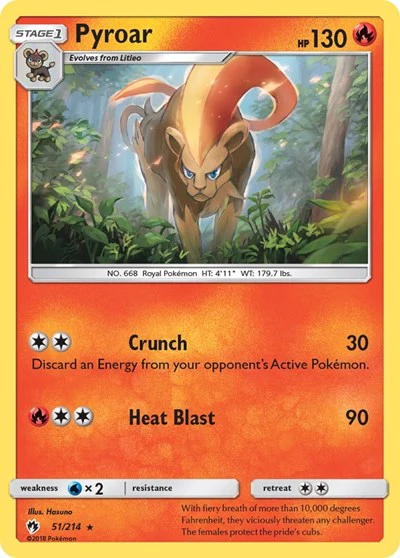 SM8: Pyroar (Reverse Holofoil)