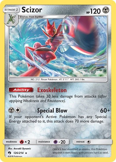 SM8: Scizor (Reverse Holofoil)