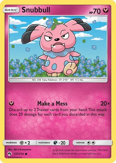 SM8: Snubbull (Reverse Holofoil)