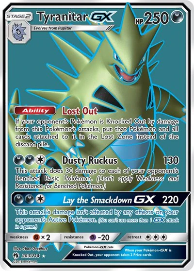 SM8: Tyranitar GX (Full Art) (Holofoil)
