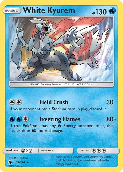 SM8: White Kyurem (Holofoil)