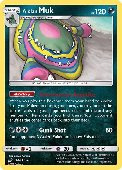 SM9: Alolan Muk (Reverse Holofoil)