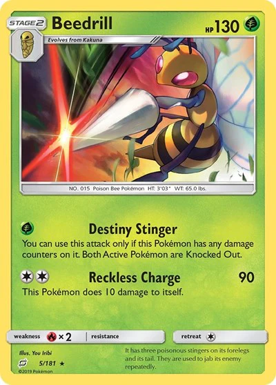 SM9: Beedrill (Reverse Holofoil)