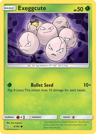SM9: Exeggcute (Reverse Holofoil)