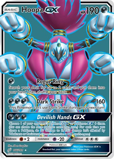 SM9: Hoopa GX (Full Art) (Holofoil)