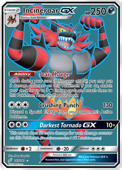 SM9: Incineroar GX (Full Art) (Holofoil)