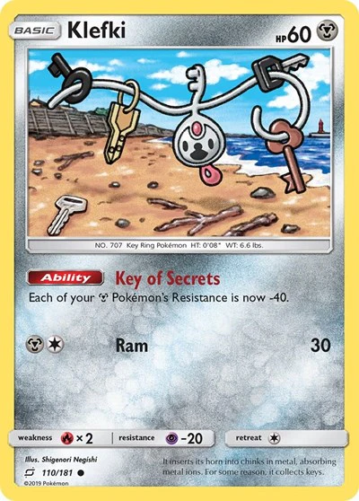 SM9: Klefki (Reverse Holofoil)