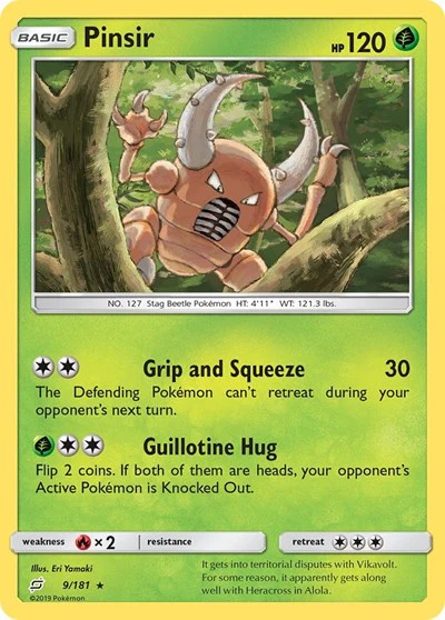 SM9: Pinsir (Reverse Holofoil)
