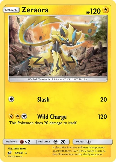 SM9: Zeraora (Holofoil)