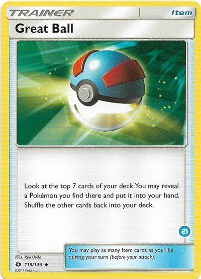 SMK2: Great Ball (#21, Alolan Ninetales Half-Deck)