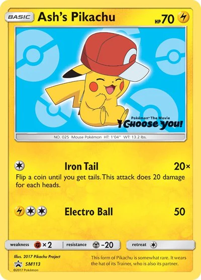 SMP: Ash's Pikachu - SM113