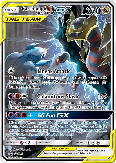 SMP: Garchomp & Giratina GX - SM193 (Holofoil)