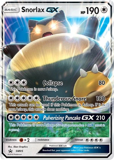 SMP: Snorlax GX - SM05 (Holofoil)